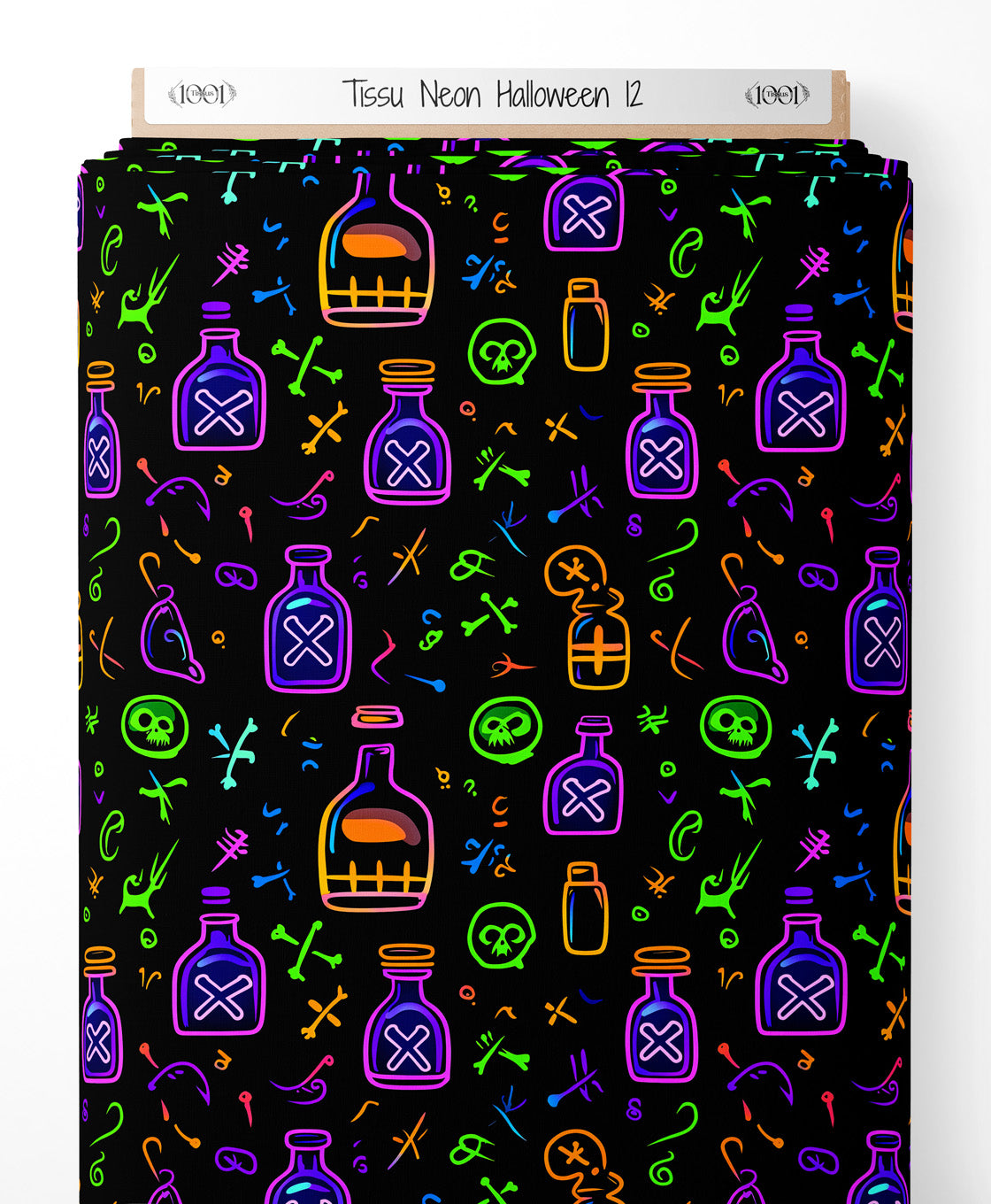 Tissu - Neon Halloween 12