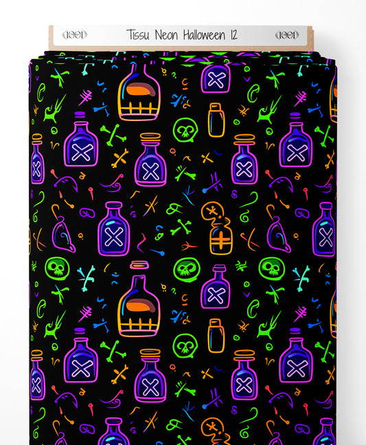 Tissu - Neon Halloween 12