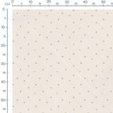 Tissu - Petits cœurs violets