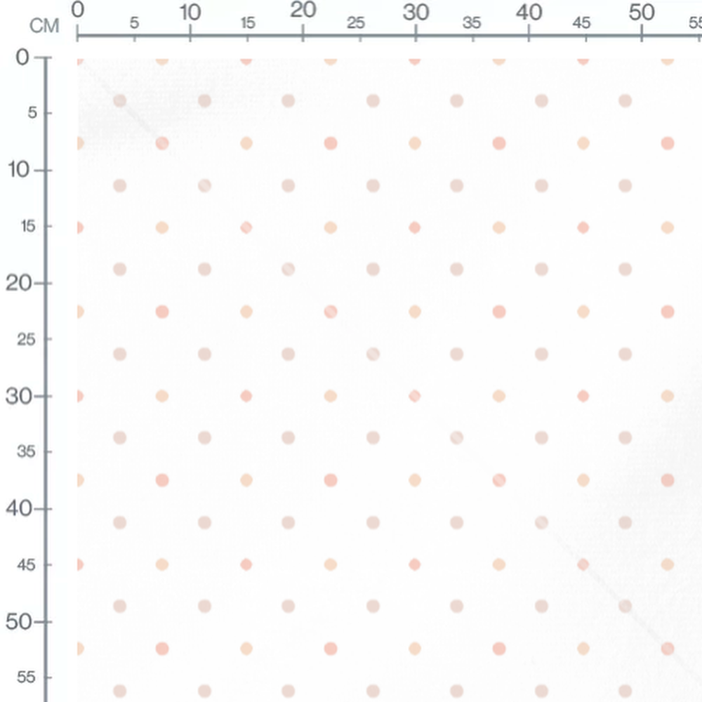 Tissu - Pois pastel uniformes