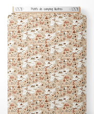 Tissu - Motifs de camping illustrés