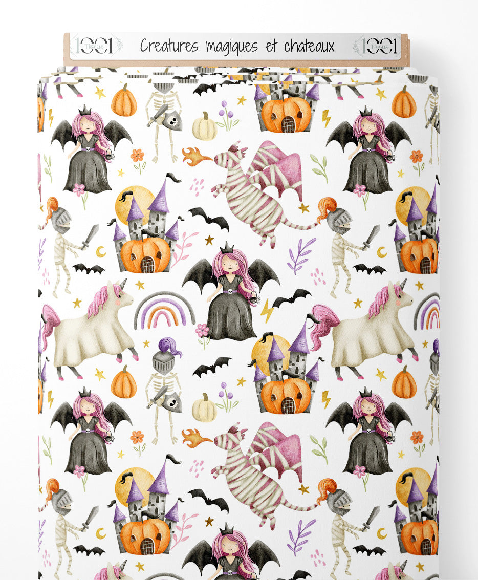Tissu - Créatures magiques et châteaux