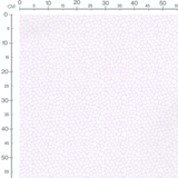 Tissu - Fleurs blanches et roses lilas