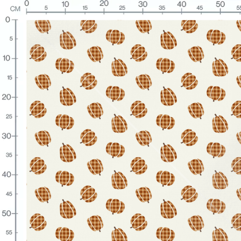 Tissu - Motif automnal à carreaux