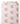 Tissu - Vaches fleuries sur fond rose