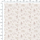 Tissu - Lapins et canards fleuris beige 3