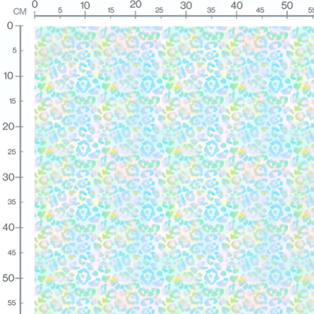 Tissu - leopard tie and dye