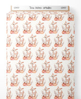 Tissu - Biches citrouilles