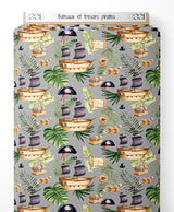 Tissu - Bateaux et trésors pirates