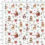 Tissu - Personnages et cadeaux de Noël