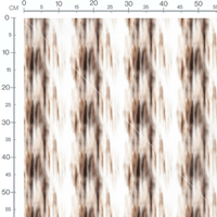 Tissu - imprime abstrait marron floute