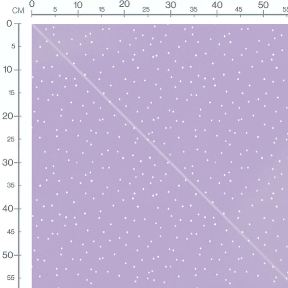 Tissu - Pois blancs sur violet clair