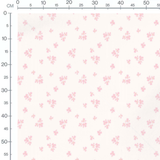 Tissu - Petites fleurs roses variées