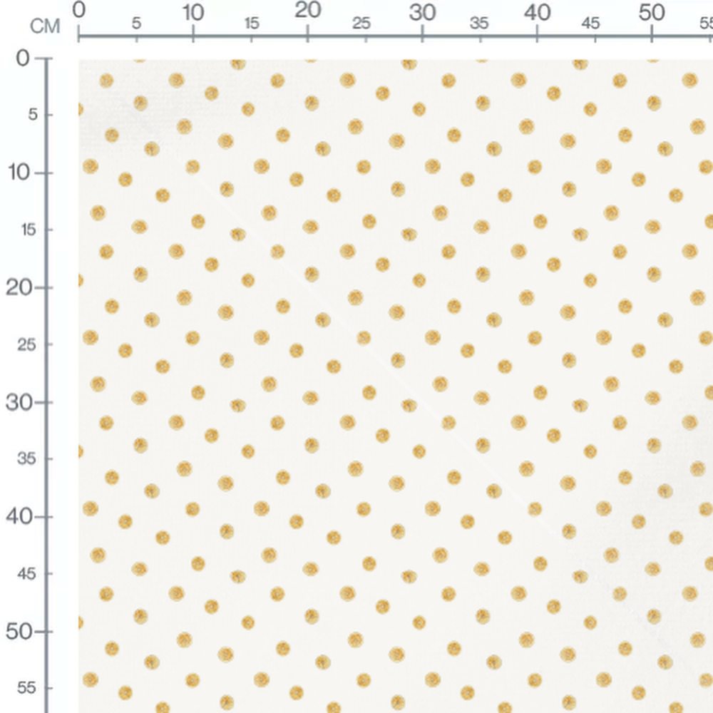 Tissu - Tranches de citron jaune