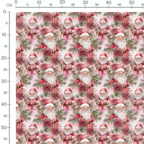 Tissu - Noel rose 1
