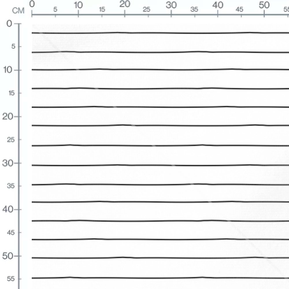 Tissu - Lignes noires sur blanc