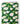Tissu - Pivoines blanches sur fond vert