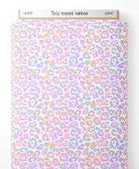 Tissu - leopard rainbow