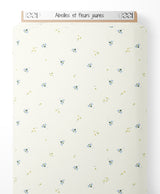 Tissu - Abeilles et fleurs jaunes