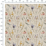 Tissu - Fleurs délicates sur beige 2