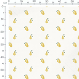 Tissu - Motif poires jaunes