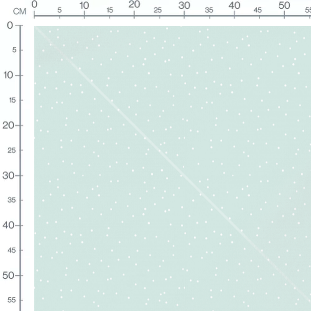 Tissu - Cercles blancs sur bleu clair