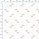 Tissu - Petites voitures et pois