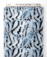 Tissu - fourrure tigre blanc