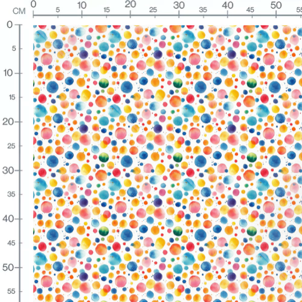 Tissu - Tissu Pois ArcEnCiel