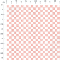 Tissu - Damier rose et blanc
