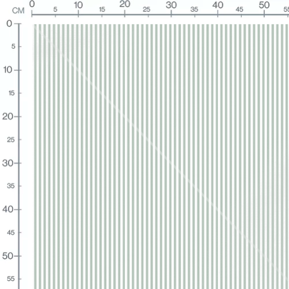 Tissu - Rayures vert pastel sur blanc