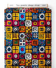 Tissu - geometrie ethnique africain