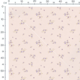 Tissu - Fleurs dispersées sur beige