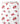 Tissu - Grenades et graines roses
