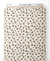 Tissu - leopard pastel