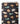 Tissu - Animaux pastel sur fond noir