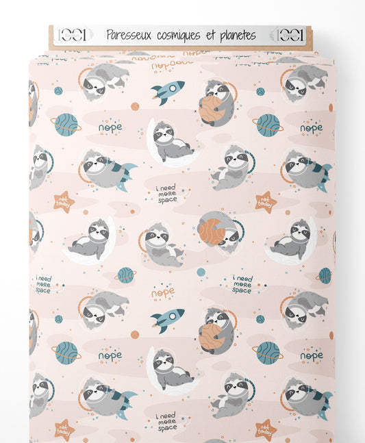 Tissu - Paresseux cosmiques et planètes