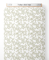 Tissu - Feuillage délicat beige