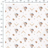 Tissu - Lions joueurs de baseball