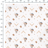 Tissu - Chouettes avec écharpes