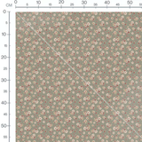 Tissu - Fleurs roses et blanches variées 3