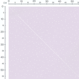 Tissu - Pois blancs sur fond lilas