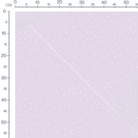 Tissu - Pois blancs sur fond lilas