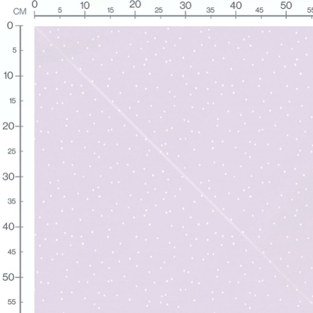 Tissu - Pois blancs sur fond lilas