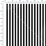 Tissu - Rayures verticales noires et