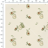 Tissu - Avocats avec joues roses