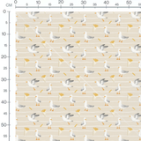 Tissu - Mouettes et frites