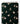 Tissu - Canards noirs et empreintes vertes