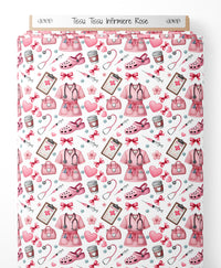 Tissu - Tissu Infirmiere Rose