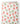 Tissu - Fraises roses et graines blanches